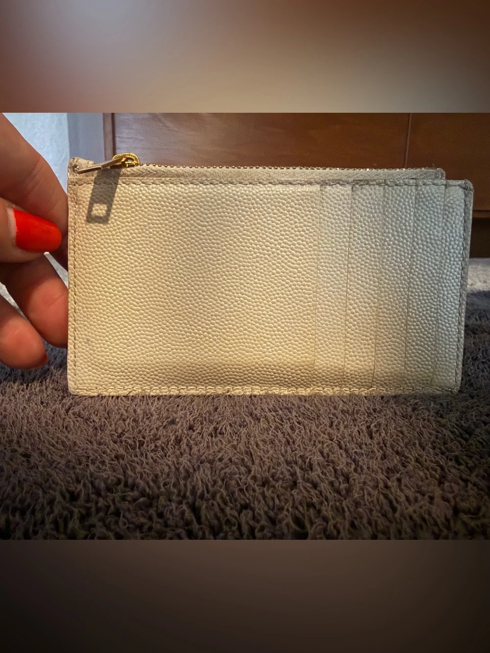 YSL CASSANDRE MATELASSÉ FRAGMENTS CARD CASE IN GRAIN DE POUDRE LEATHER
WHITE COA - Picture 6 of 14